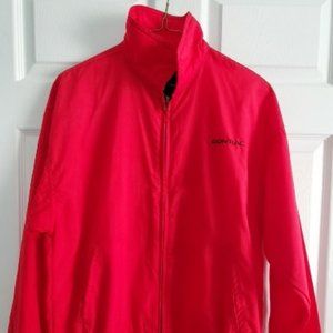 Red Windbreaker Size Small, Pontiac Logo, Unisex